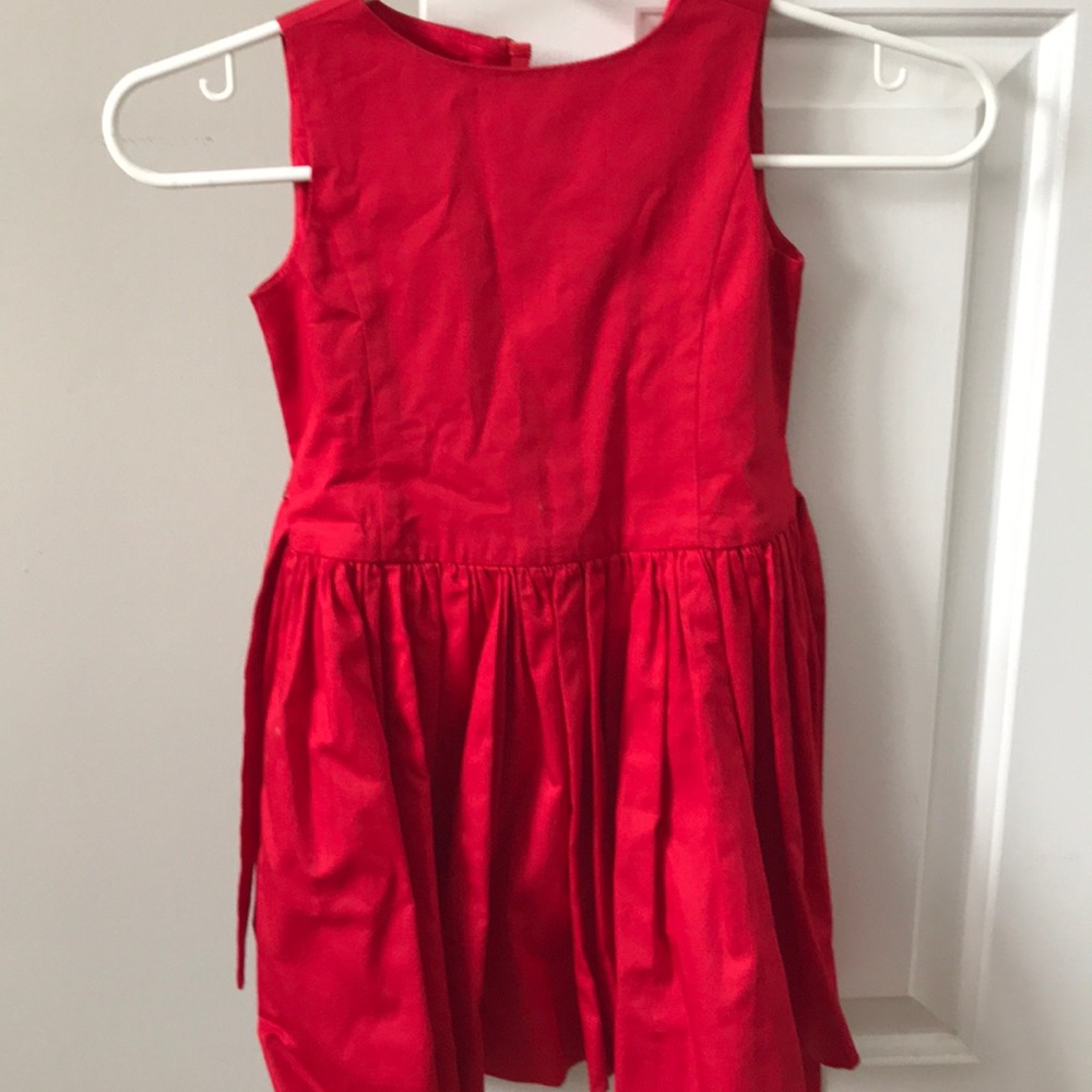 Crewcuts red dress size 3